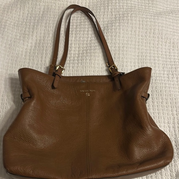 Michael Kors Handbags - Michael Kors Brown Leather Tote Bag